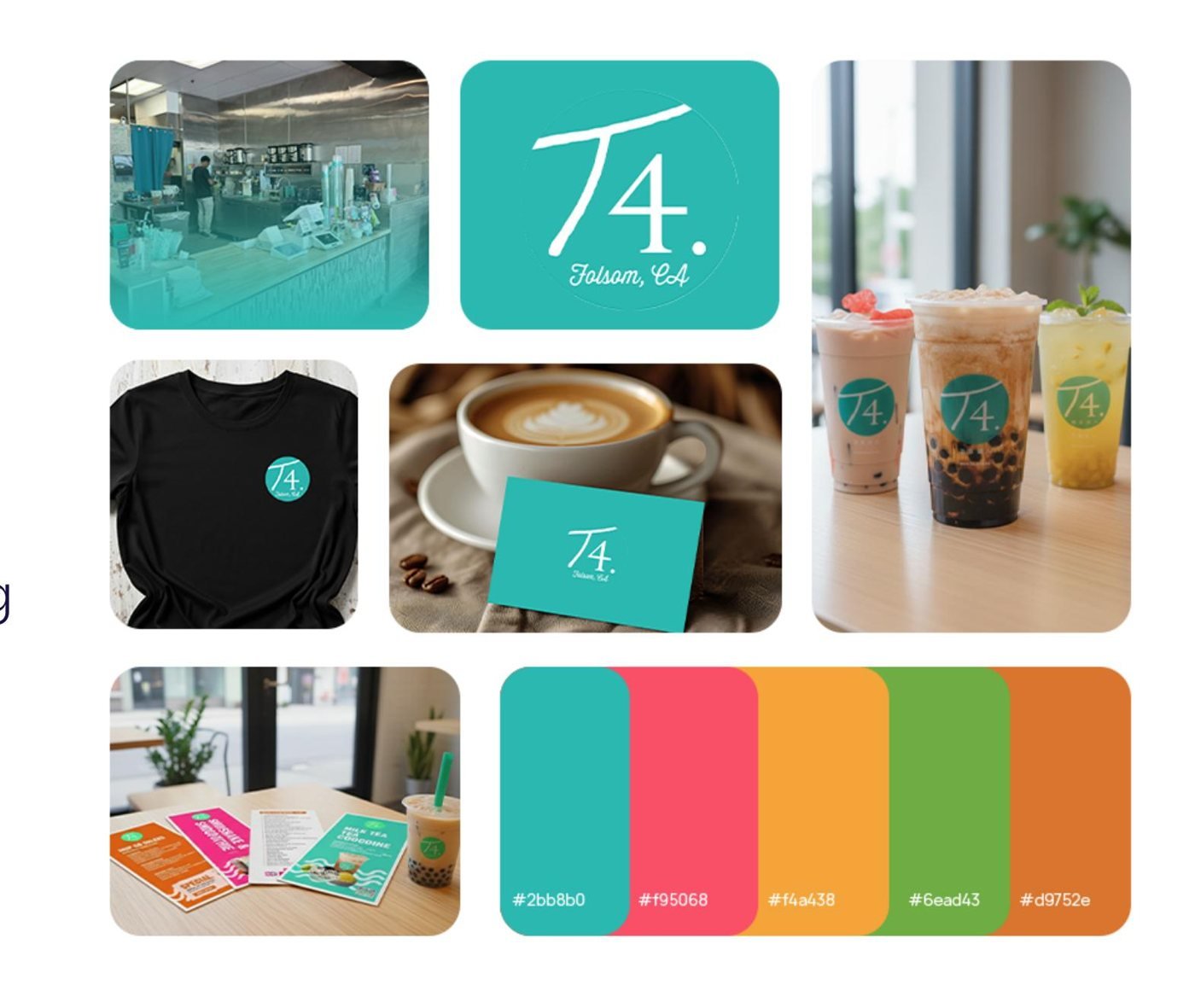 T4 Folsom brand identity